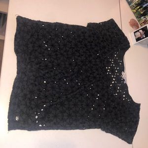 Crop Top with crochet detailing